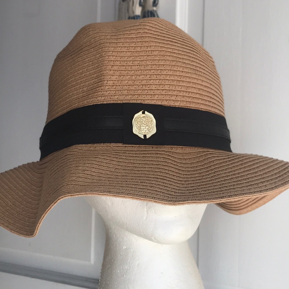 Vince Camuto Beige 100% Paper Hat Nice💖